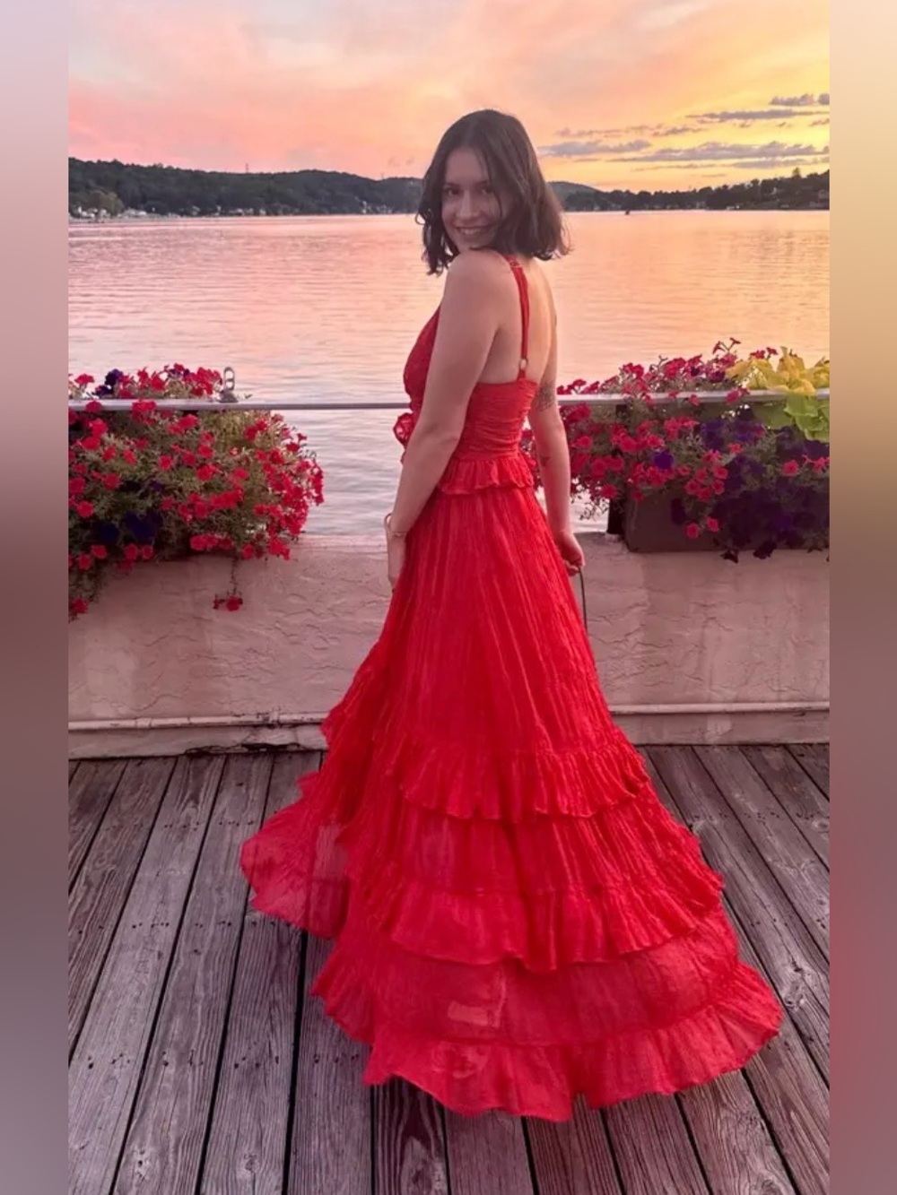 Sabina Musayev Camellia vibrant bohemian Dress size Small. - Picture 12 of 13